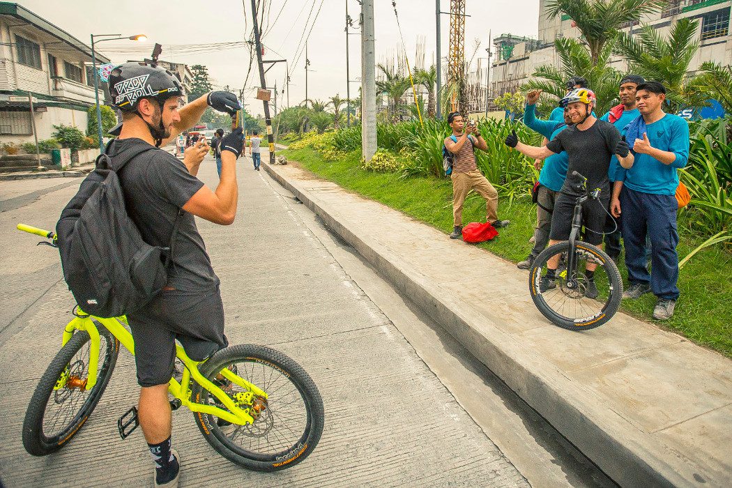 Drop and Roll on the streets of Manila