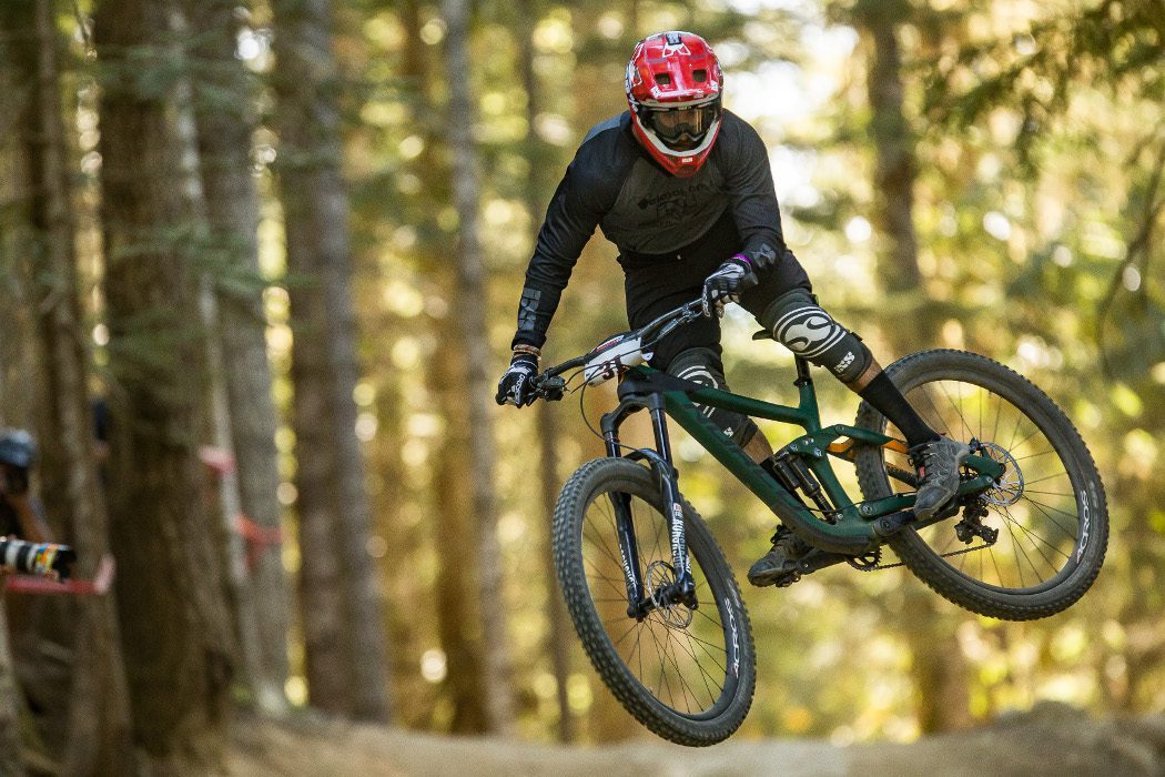 Frenchman on fire in the fastest downhill at Crankworx Whistler