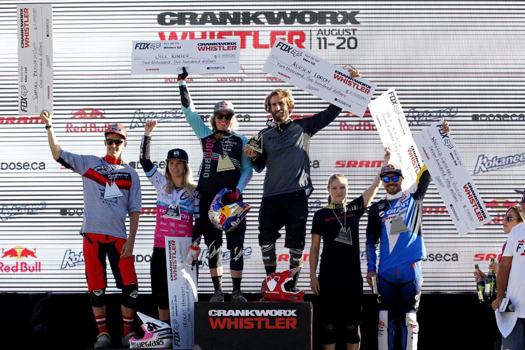 Frenchman on fire in the fastest downhill at Crankworx Whistler
