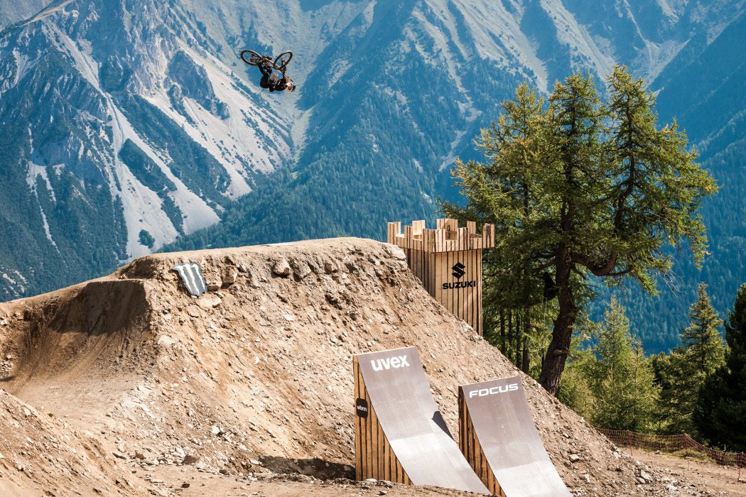 Emil Johansson lands six world firsts to win slopestyle bike contest at Suzuki Nine Knights MTB 2017