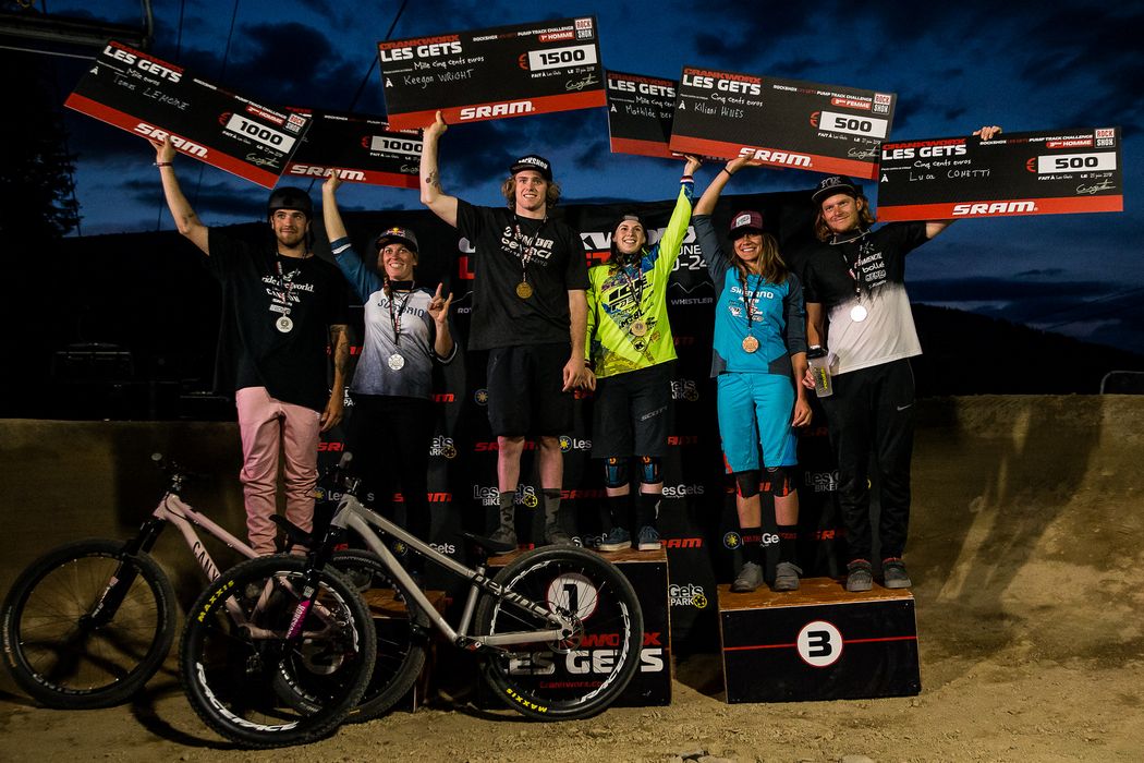 Fiery victory for France on Crankworx Les Gets pump track
