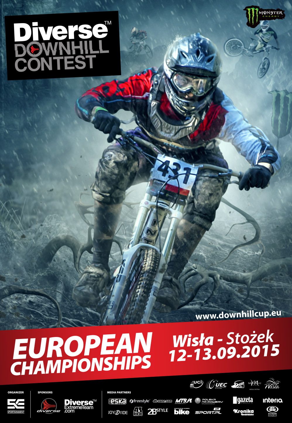 Mistrzostwa Europy w zjeździe na rowerach: Diverse Downhill Contest - video zapowiedź