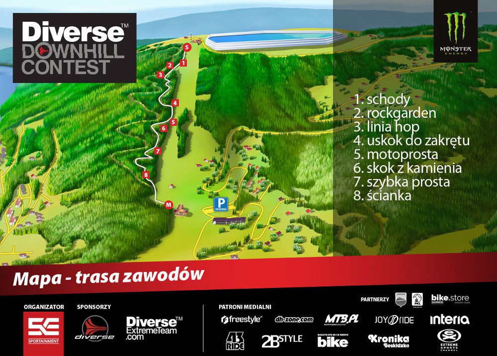 Diverse Downhill Contest: prezentacja trasy Pucharu Polski