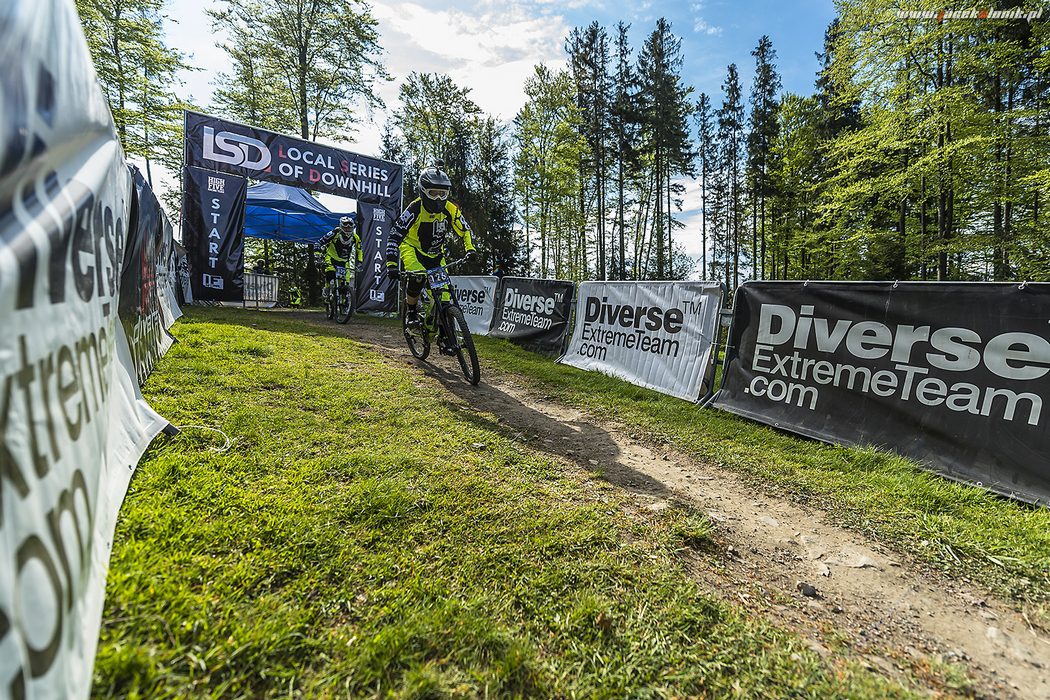 Rozpoczęcie sezonu rowerowego z Local Series of Downhill w Koninkach!
