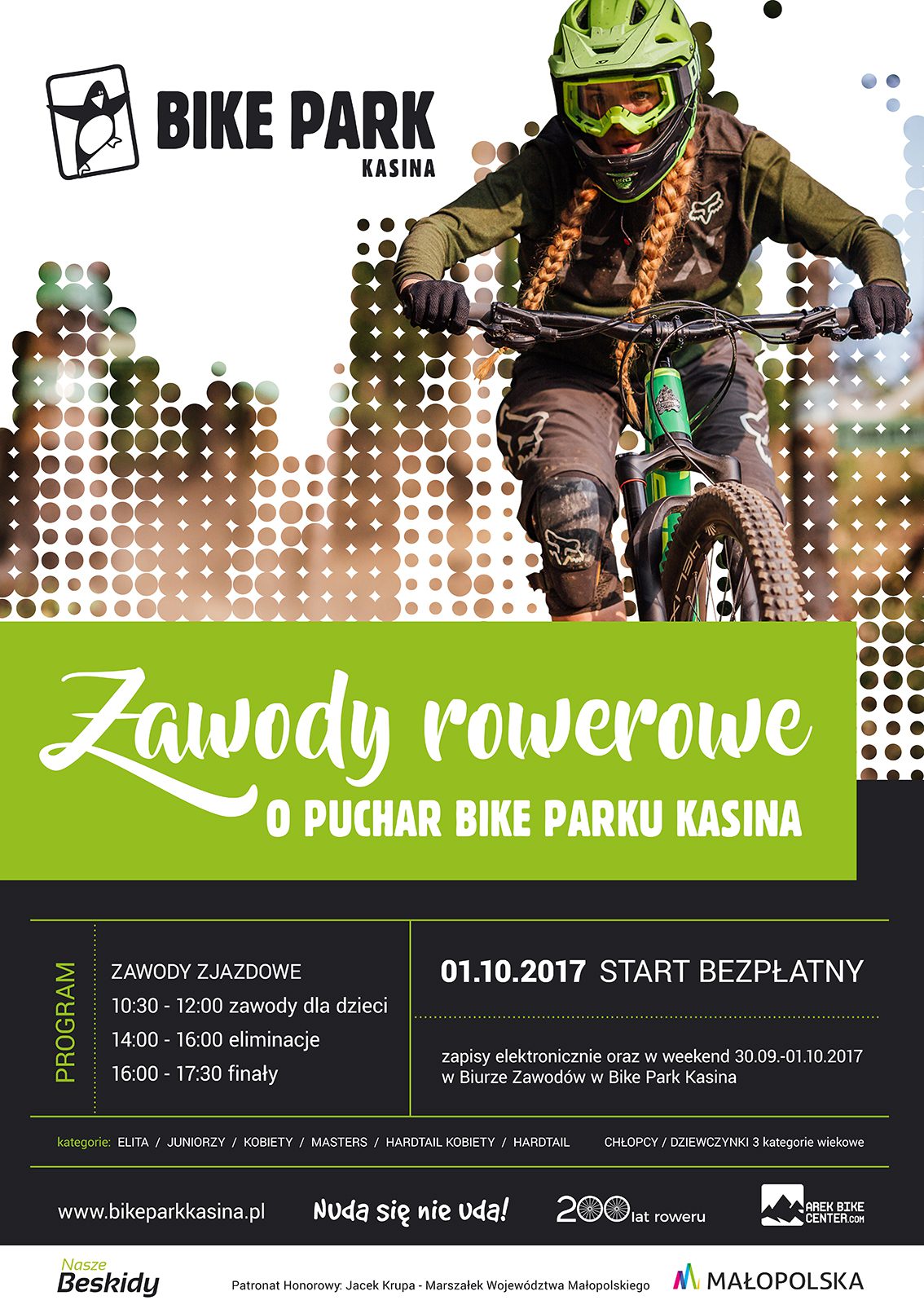 Zakończenie sezonu rowerowego - zawody o Puchar Bike Park Kasina