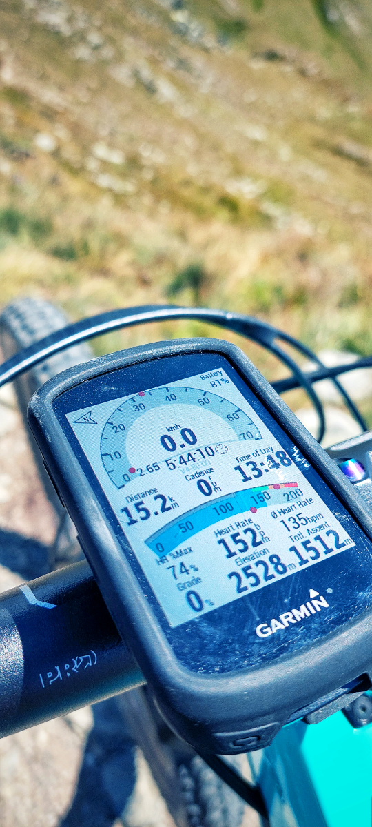 Najwyższy punkt na trasie - 2528m n.p.m.
